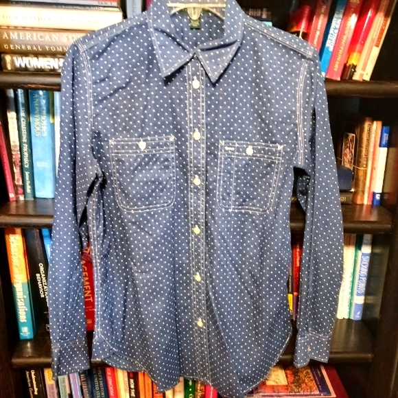 Vintage Ralph Lauren Chambray Shirt - Picture 1 of 10
